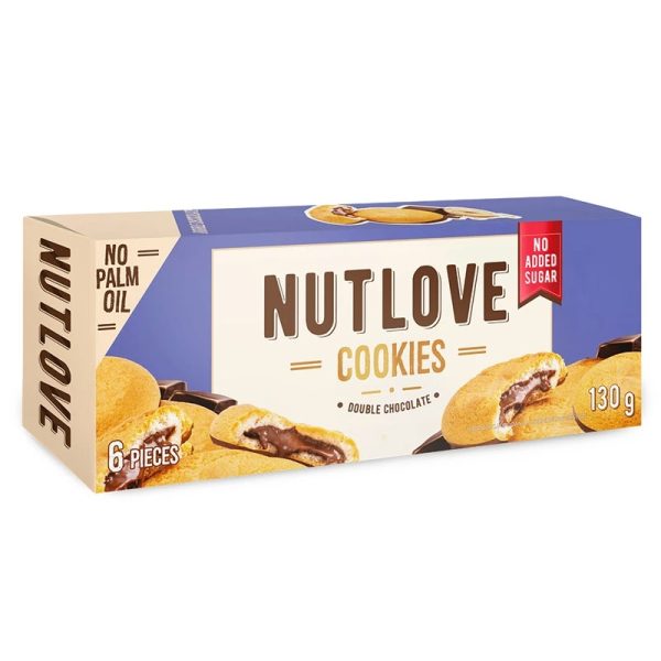 NUTLOVE COOKIES DOUBLE CHOCOLATE - 130g
