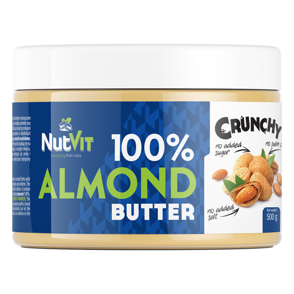 100% ALMOND BUTTER SMOOTH - 500g